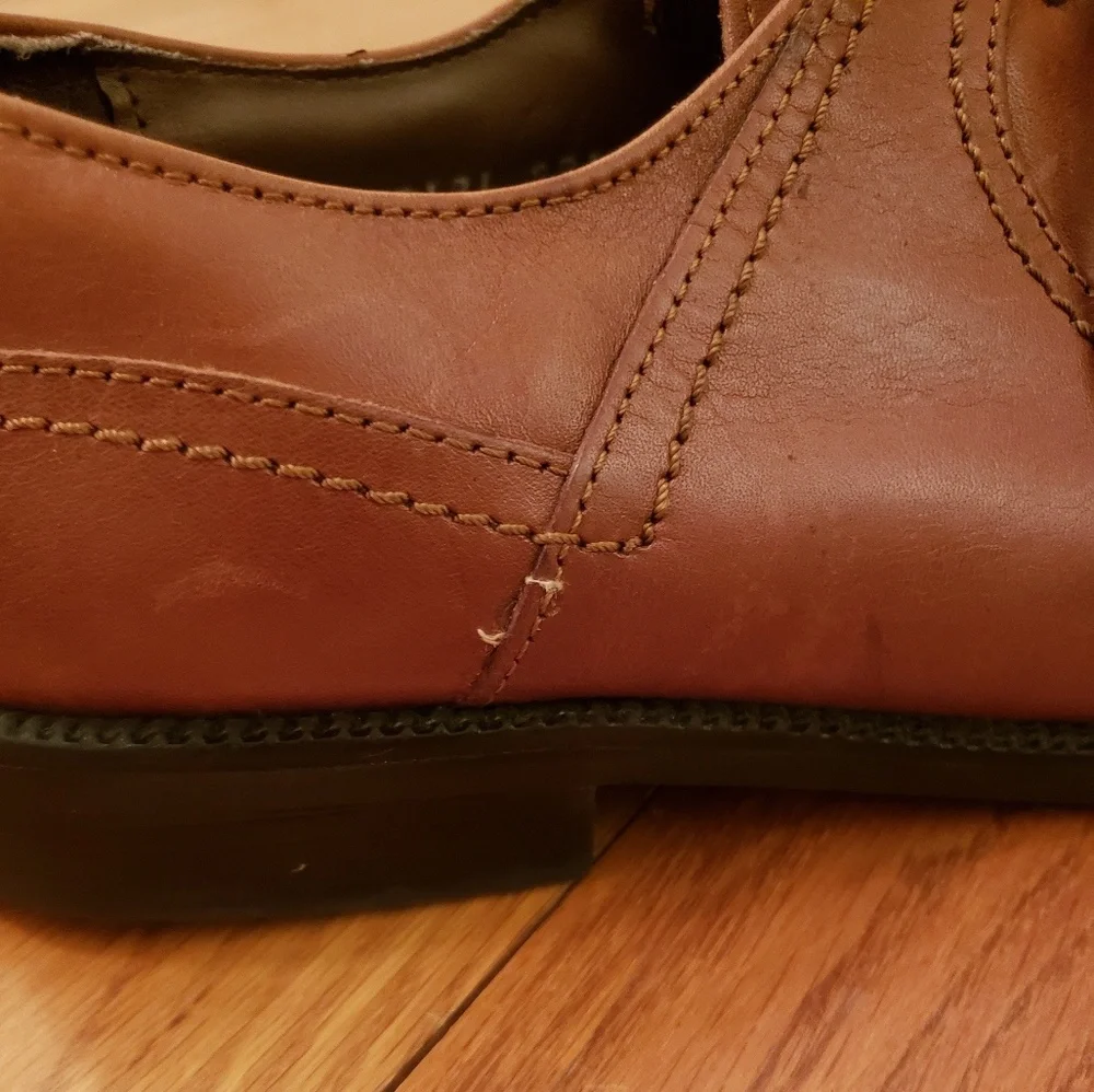 Vintage Stacy Adams Square‎ Leather Oxfords Dress Shoes Men’s Size 7.5